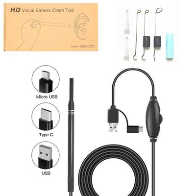 USB HD Мини-камера Электронная ушная ложка Эндоскоп Очиститель Инструмент для удаления ушной серы Очищающий инструмент Интеллектуальная визуальная ушная ложка