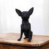 3D-печатная статуэтка собаки чихуахуа, милое щенячье украшение, подходит для любителей собак и коллекционеров, используется для украшения дома