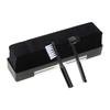1 Set Carbon Fiber Velvet Anti Static Clean Brush Cleaner Remover for Phonograph Turntable LP Vinyl Records Cleaning Kit