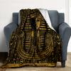 Egyptian Pharaoh Flannel Blanket Throw Blanket Soft Warm Sofa Bed Camping Home Decor Unique Christmas Gift C926143