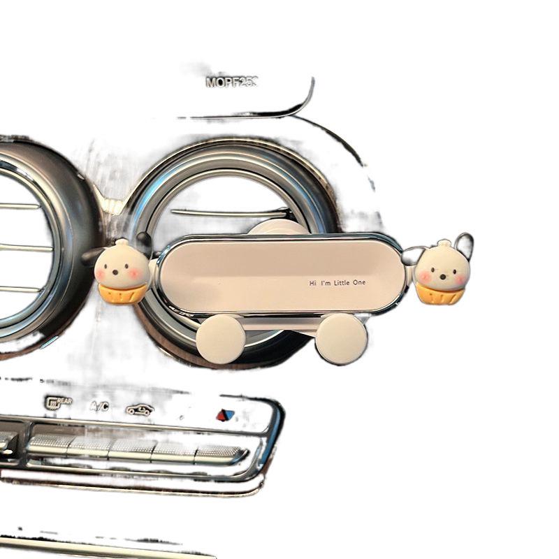 Милый держатель для телефона на вентиляционное отверстие автомобиля в виде девочки-утки