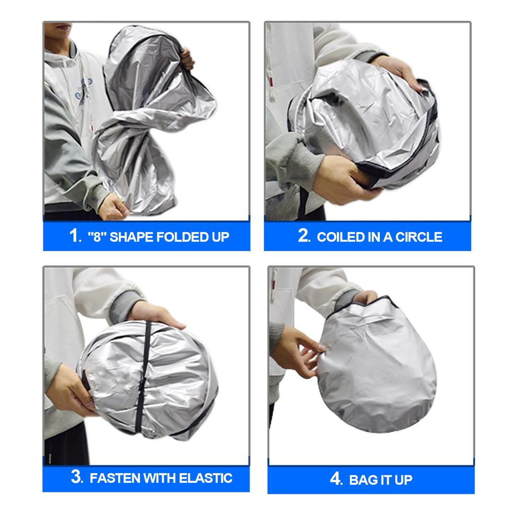 For Tesla Model Y 2023 2022 Windshield Sunshade Folding Front Window Sun Shade Cover Heat Protection Visor