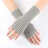 Warm Cross-Border Knitted Striped Sleeves: Fashionable Cold-Weather Arm Warmers