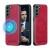 Для Galaxy S22 S22 Plus S22 Ultra высококачественный кожаный магнитный чехол для телефона с защитой всей камеры и отпечатков пальцев