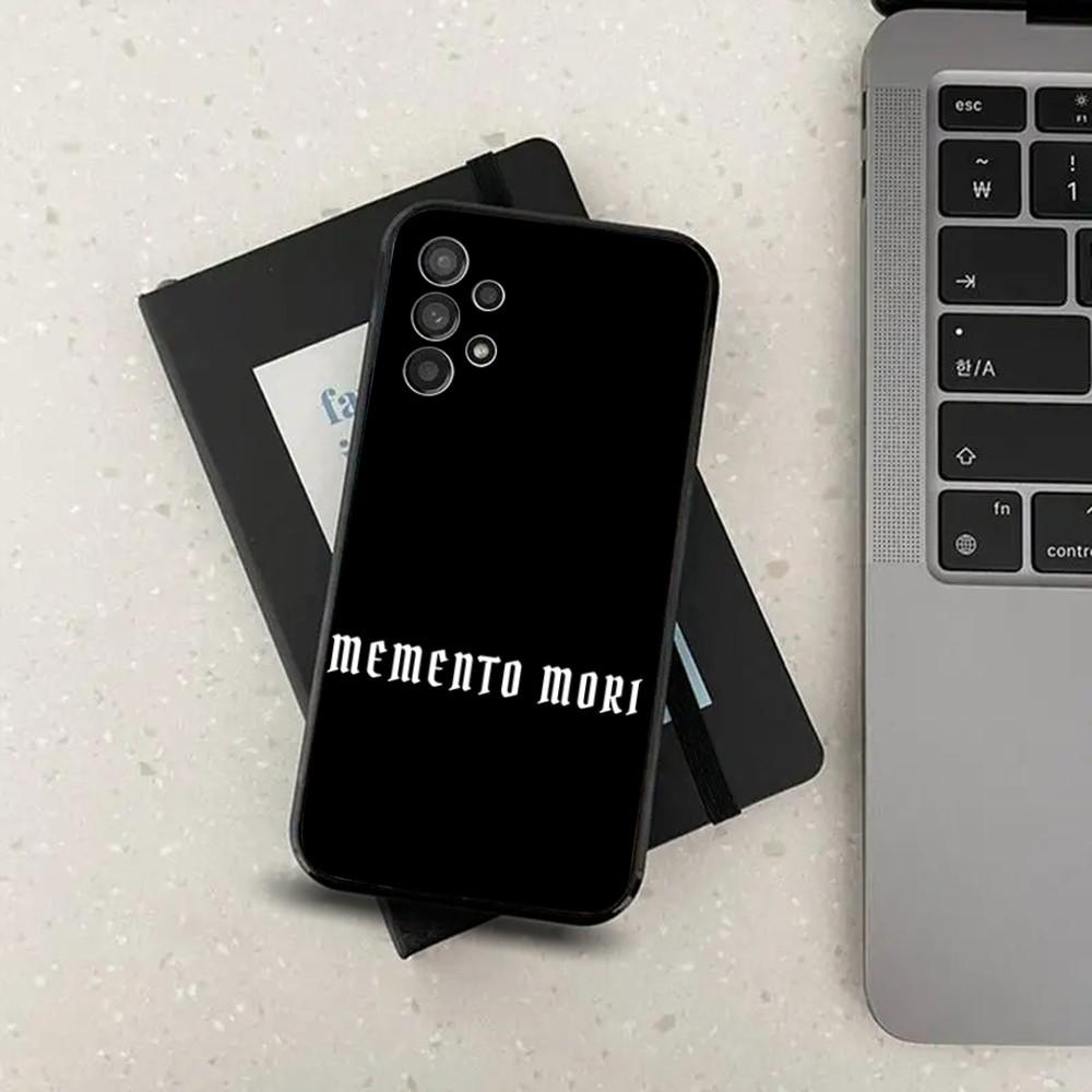 Чехол для телефона Memento Mori для Samsung S24, S21, S22, S23, S30, Ultra, S20, Plus, Fe, Lite, Note, 10, 9, 5G Черный Мягкий Чехол