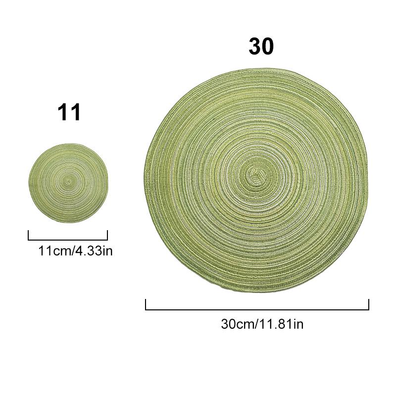 1 шт круглый термостойкий противоскользящий коврик нескользящий кухонный стол украшение обеденный стол коврик
