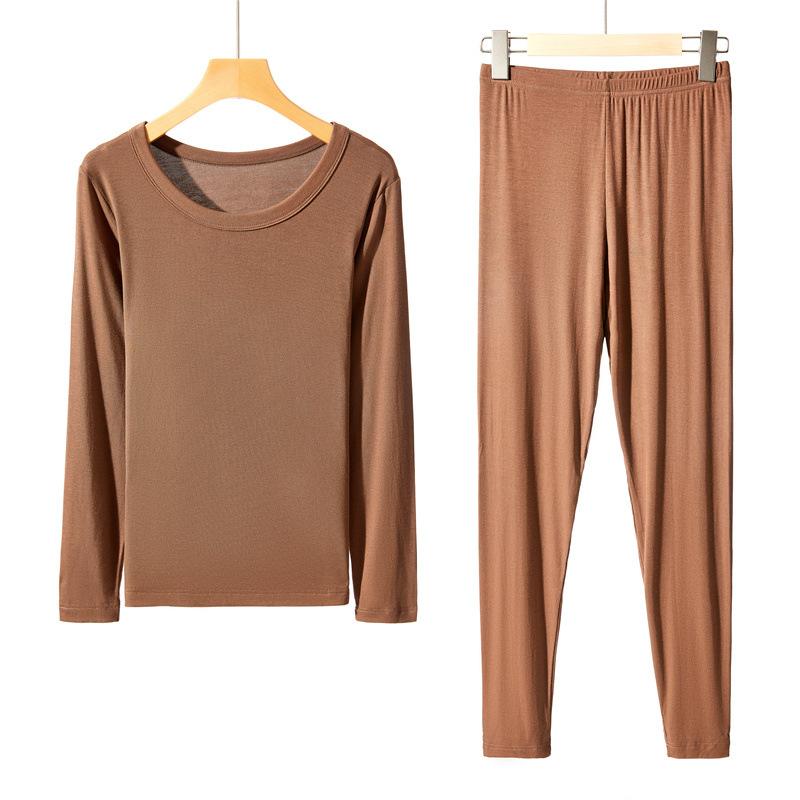 Осенне-зимнее термобелье Женские костюмы Боди Женские облегающие зимние топы Низ Рубашки Тонкая женская одежда