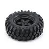 Rubber Made Buggy Tires Wheel Tires Model Crawler Car Wheel Hub Beadlock for 1/10 Car Toy for D90 CC01