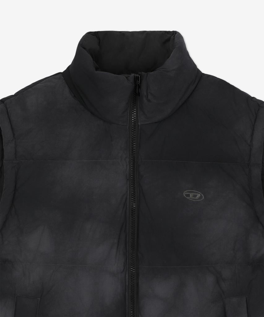 Diesel W Laville Sl Padded Vest - Black / A144030Cbcs9Xxa