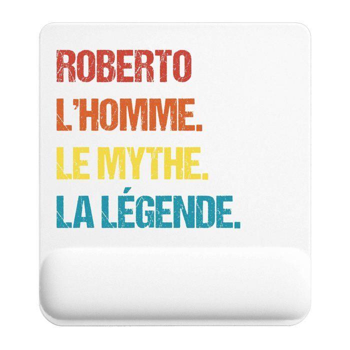 Tapis de souris - PLANETEE - Roberto Mythe Légende Vintage - Multicolore - 22x18 cm - 3 mm antidérapant