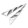 1 Pair Car Vehicle Hood Simulation Side Air Vent Outlet Cover Sticker Decoration