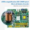 3 в 1 HD 1000X Цифровой микроскоп Светодиодный USB WiFi Микроскоп Камера для микроскопа мобильного телефона со штативом для смартфона Инструменты для проверки печатных плат