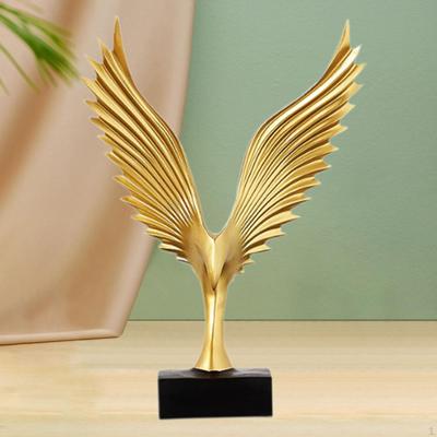 Статуя орла, настольное украшение, художественное произведение, подарок, современная коллекционная фигурка из смолы, крылатая скульптура