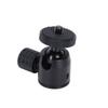Mini Tripod Ball Head with 1 4 Inch Screw and Hot Shoe Mount Adapter for DSLR Camera Ring Light