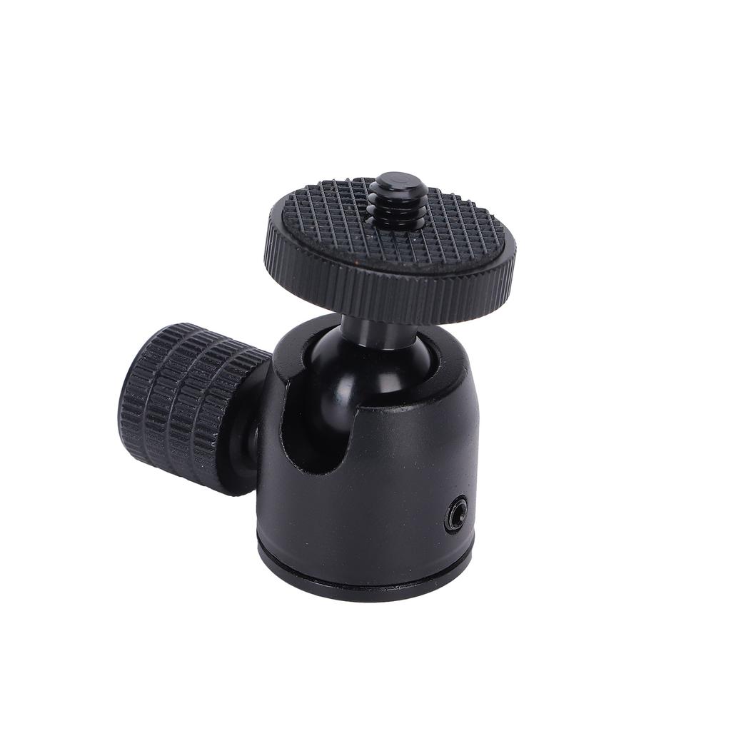 Mini Tripod Ball Head with 1 4 Inch Screw and Hot Shoe Mount Adapter for DSLR Camera Ring Light
