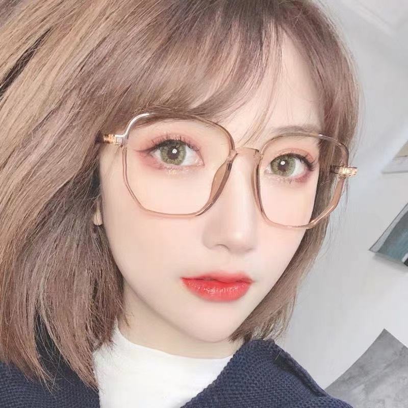 High-quality Large Frame Glasses Myopia Glasses Women Men Nearsighted Eyewear Anti Blue Light Glasses with Diopters Minus -1.0