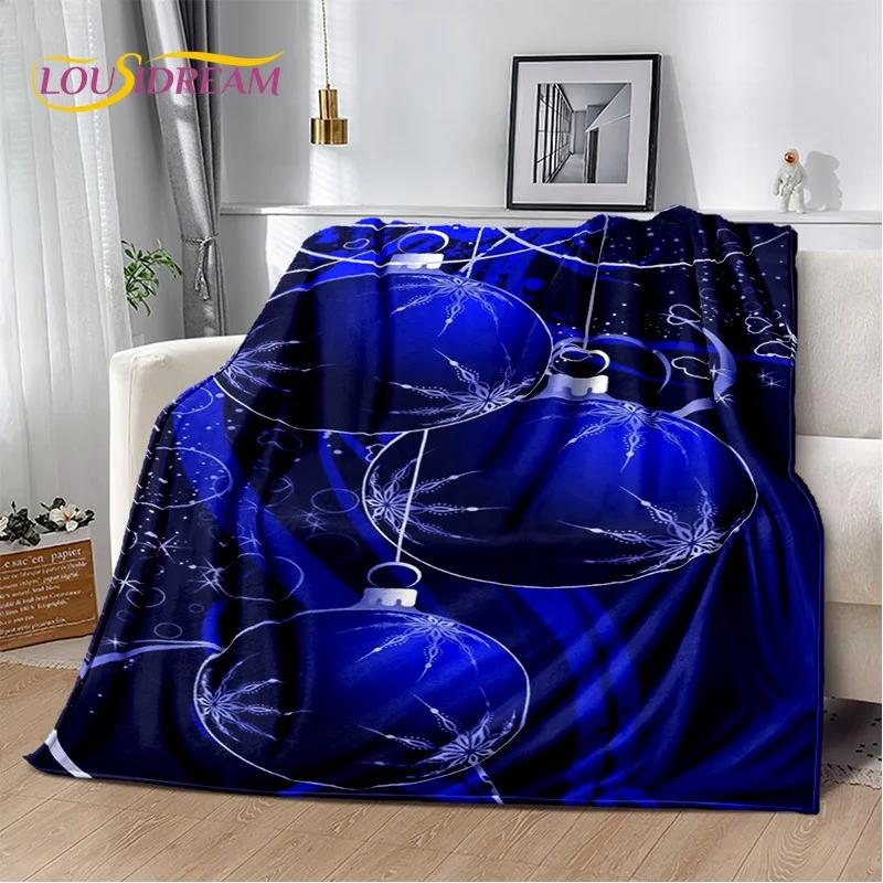 Merry Christmas Tree Santa Claus Gift Plush Blanket,Flannel Blanket Throw Blanket for Living Room Bedroom Bed Sofa Picnic Hiking