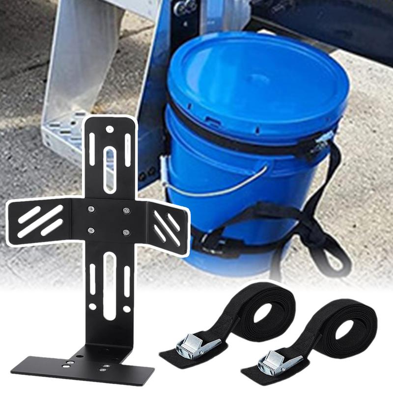 Landscaping Trailer Water Cooler Rack 5 Gallon Steel Water Cooler Holder Mount Bracket Jug Holder for Trailers Truck Utv Mowers