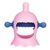Baby Teether Silicone Safe Burr Free Anti Dropping Soothing Hand Pacifier for Infants Pink
