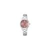 Женские часы Seiko LUKIA Grow из нержавеющей стали Garnet Glow Pink Серебристые