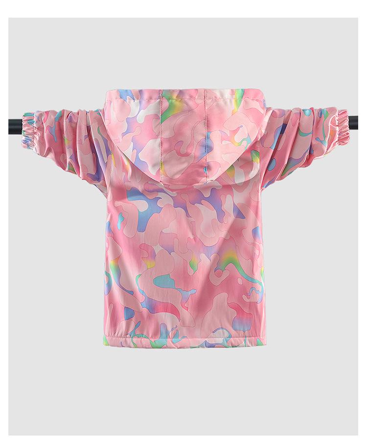 Girls' Korean Style Fleece-Lined Windbreaker - Autumn/Spring Fashion