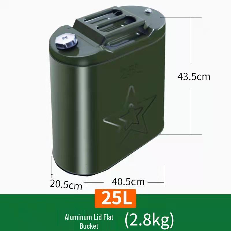Металлическая бензоканистра из листового металла 10л/20л/30л Квадратный топливный бак Железный бочонок для автомобиля Дизель
