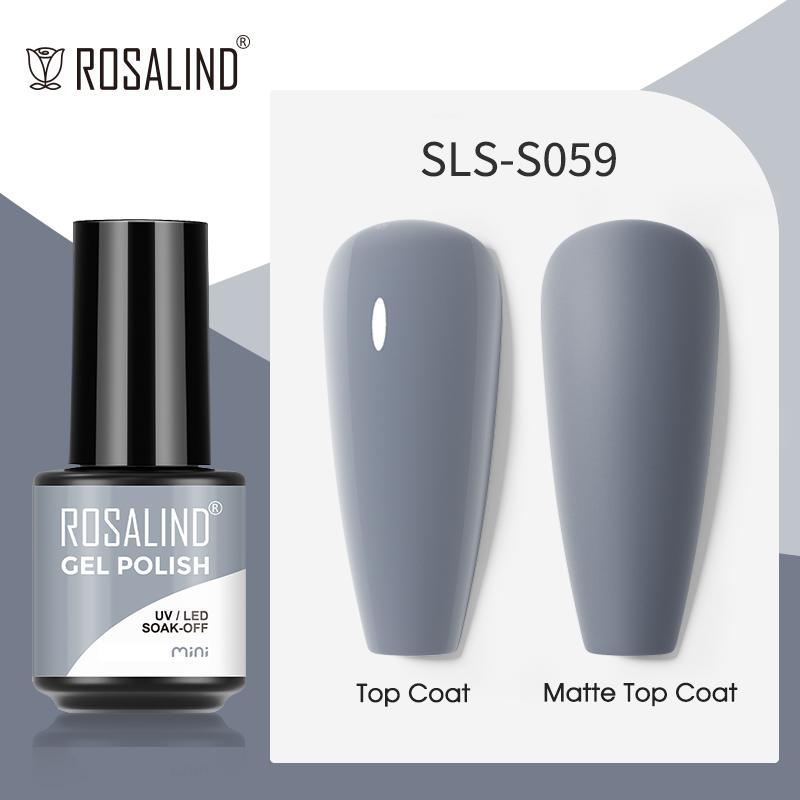 ROSALIND 80-цветный гель-лак для ногтей, полупостоянный, вымачиваемый УФ-гель для ногтей
