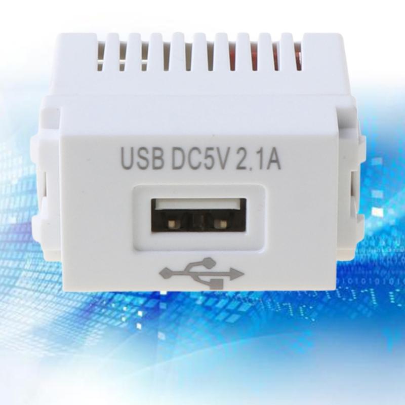 USB-модуль свитчинга питания Настенная розетка Панельная розетка с оптоволоконным оптическим интерфейсом SC