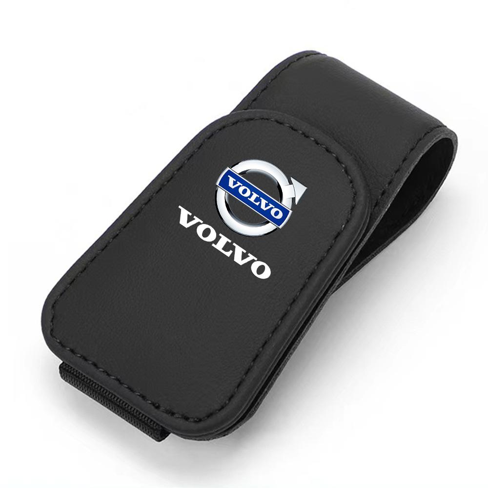 Car Interior Sun Visor Eyeglasses Holder Sunglasses Clip For Volvo V60 V40 XC90 S60 C30 XC60 V50 V70 S90 Olestar AWD XC40 S80 T6