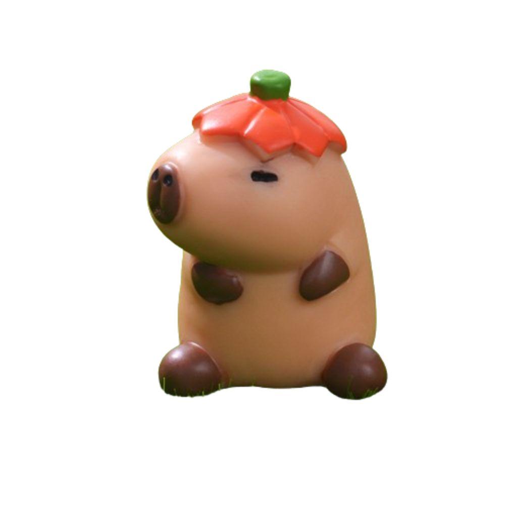 Фигурки животных Игрушки Модель Симуляция Капибара Фигурки животных Мультяшная фигурка Симуляция Модель капибары