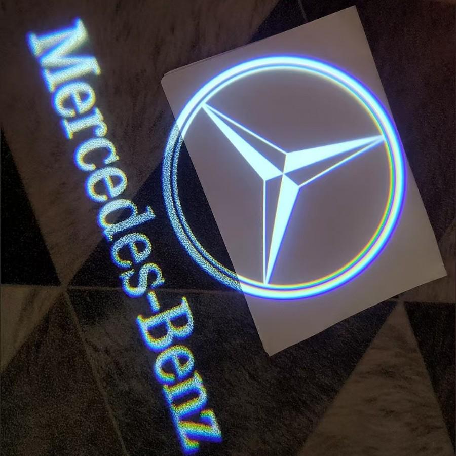 Светодиодные приветственные огни для Mercedes C-Class W203, CLK, SLK, SLR - Проекторы в двери