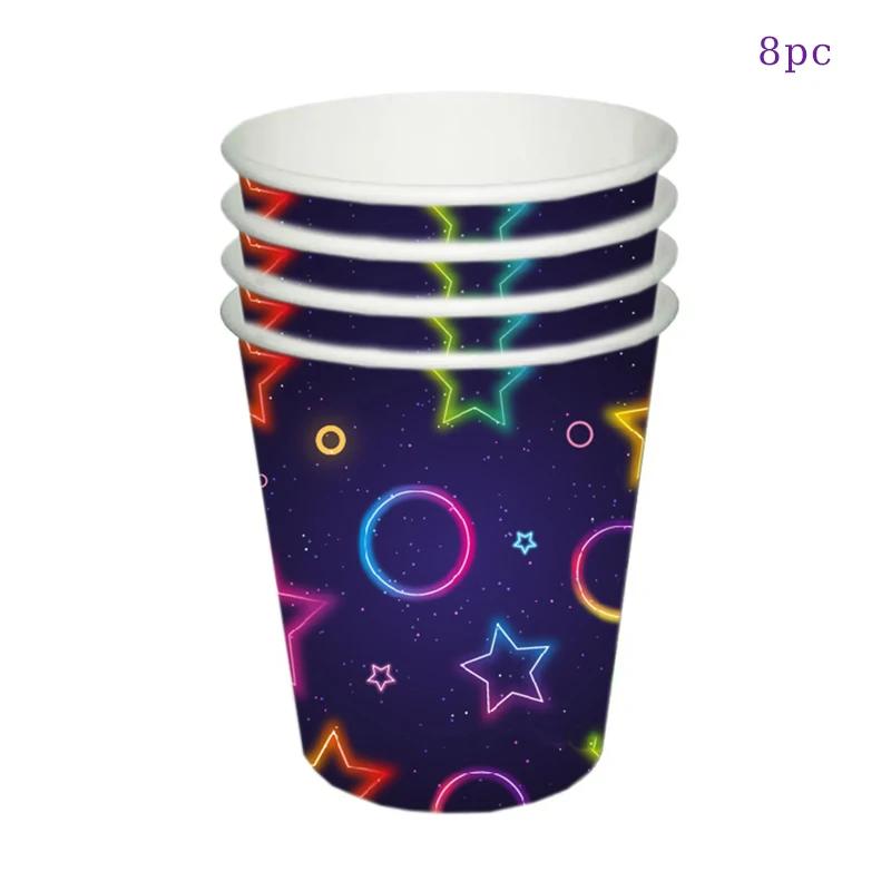 Неоновая тематическая вечеринка, забавный реквизит для фотобудки, светящийся ночной свет для вечеринки, флуоресцентное украшение для вечеринки, товары для вечеринки «С днем рождения»