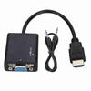 1080P Portable HDMI To VGA Adapter Converter Cable and USB Power 3.5mm Audio Cable