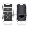 Kia Key Case for Sportage, Sorento, KX5, Pegas, K3, K4, K5 - Silver Edge TPU Soft Shell
