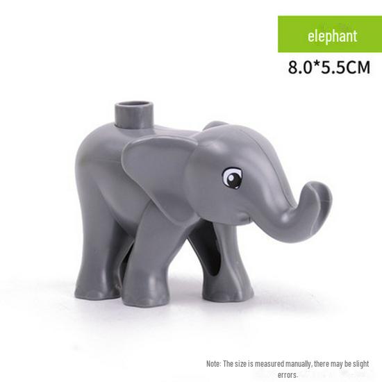 Аксессуары для животных из крупных частиц: Совместимые конструкторы Lego для детей от 3 лет и старше — детали для моделирования прерий, океана и джунглей