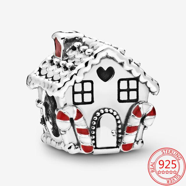 Новый S925 стерлингового серебра теплый семейный дом кулон шарм подходит модный момент браслеты и ожерелья Diy женские ювелирные изделия подарки