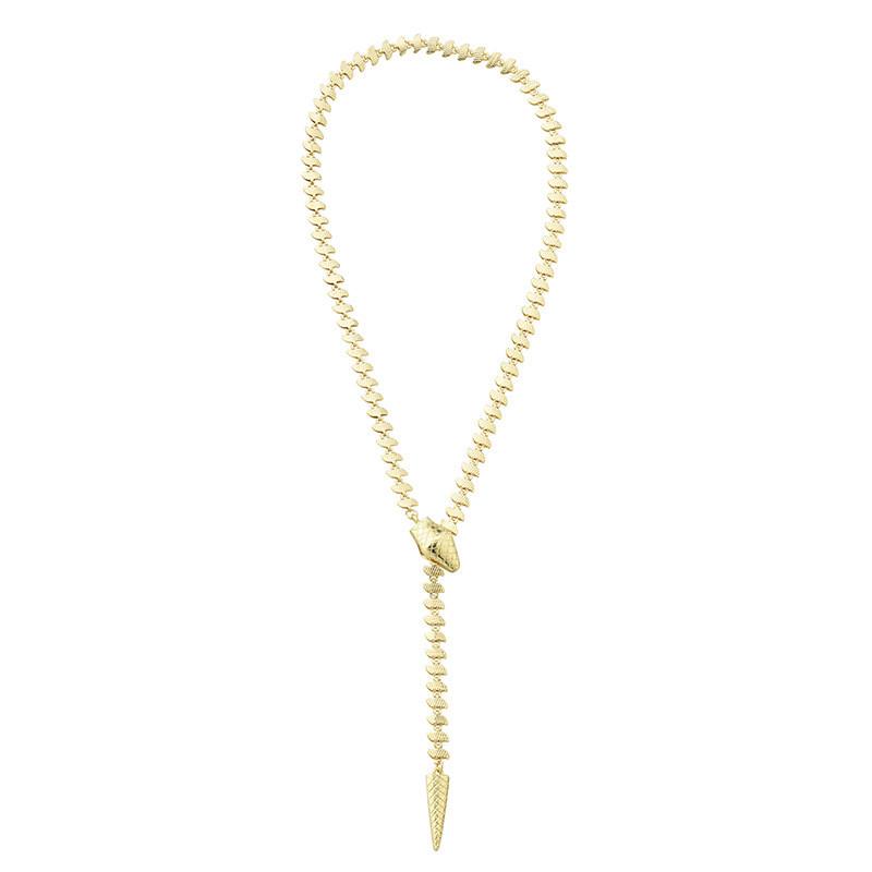 Элегантное ожерелье-цепочка «змейка» из нержавеющей стали для женщин с премиальной титановой подвеской золотого и серебряного цвета для модных тенденций 2024 года