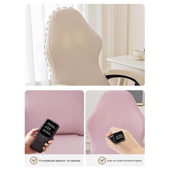 Чехол на игровое кресло, утолщенный эластичный чехол для защиты стула от деформации, застежка-молния, сплошной цвет