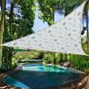 UV Resistant Sun Shade 10 FT Triangle Sail Canopy Garden Plant Shelter Breathable Greenhouse Cover