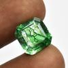 Natural Green Emerald Loose Gemstone 6.40 ct Colombian Square Cut for Jewelry Making and Crafts
