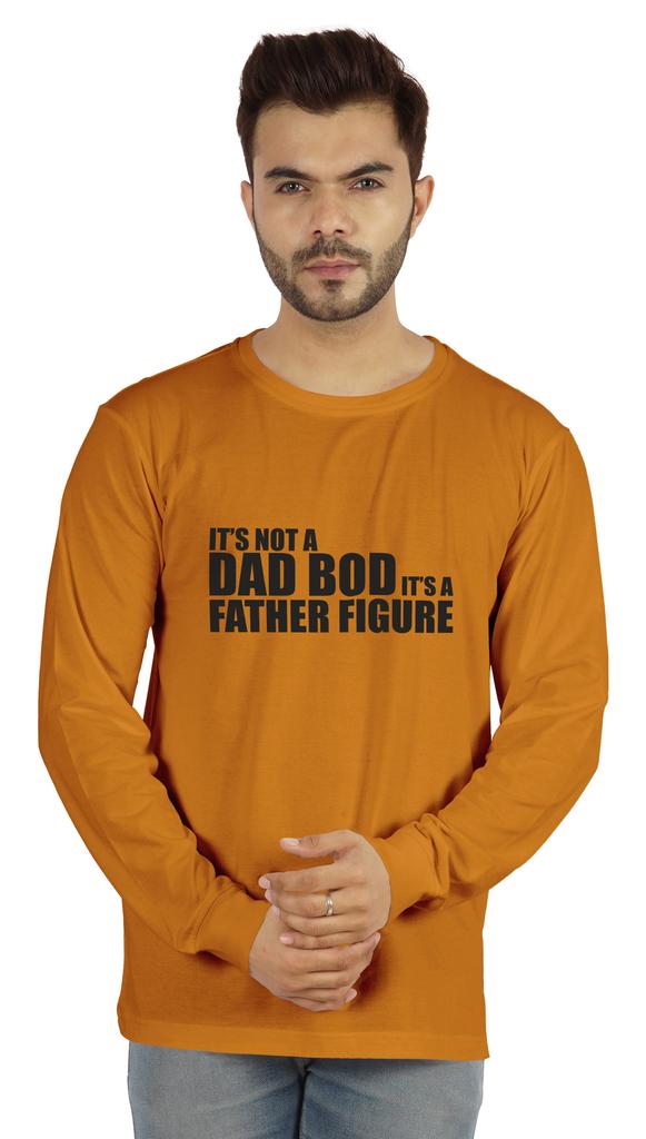 Inkmeso Мужская футболка It's Not A Dad Bod It's A Father Figure Смешные цитаты Папочка футболка