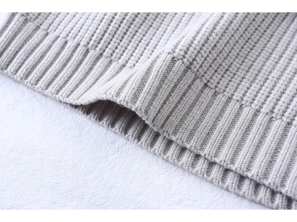 Осенне-зимний кардиган крупной вязки свободного кроя для младенцев и малышей – стильный детский свитер для мальчиков и девочек