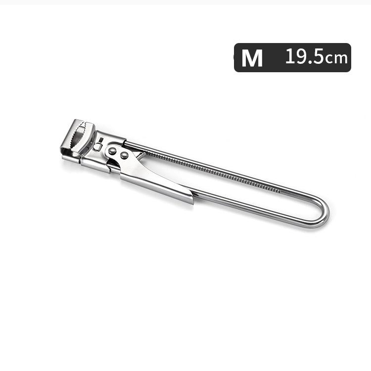 Adjustable Stainless Steel Can Opener Jar Opener for Weak Hands Longer Handheld Bottle Opener for Any-Size Lids JT180