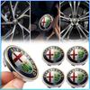 Для 147 159 156 Giulietta Giulia Mito Spider Alpha 4 шт. 60 мм Центральный колпачок ступицы колеса автомобиля Автоаксессуары
