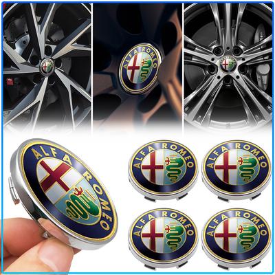 Для 147 159 156 Giulietta Giulia Mito Spider Alpha 4 шт. 60 мм Центральный колпачок ступицы колеса автомобиля Автоаксессуары