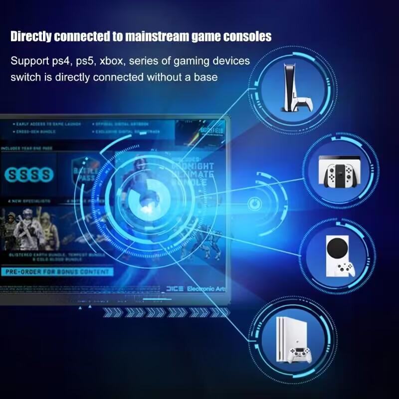 10,5-дюймовый портативный монитор с расширенным экраном FHD 1920x1280 Монитор 15/10 420CD Простой в использовании HDMI-совместимый для мобильного телефона