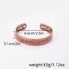 Retro Red Copper Magnetic Bracelet Bangle with Flying Eagle Design - Men's Jewelry