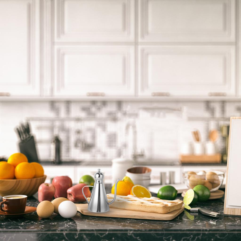 Диспенсер для соевого соуса, чайник, бутылка для масла из нержавеющей стали, кухонный уксус