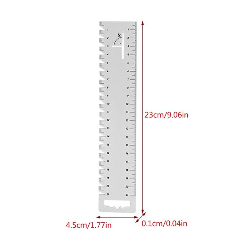 Acrylic Patchwork Ruler Multifunctional Sewing Ruler Cutting Ruler Quilting Ruler Sewing Supplies for Craft Enthusiasts