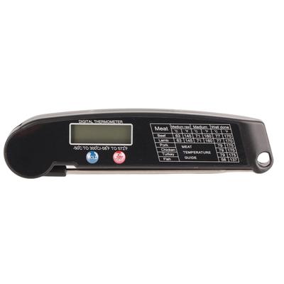 Цифровой ЖК-термометр для мяса с складным зондом для кухни, приготовления пищи, барбекю, гриля, тестер температуры